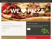 Tablet Screenshot of pizzapassie.nl